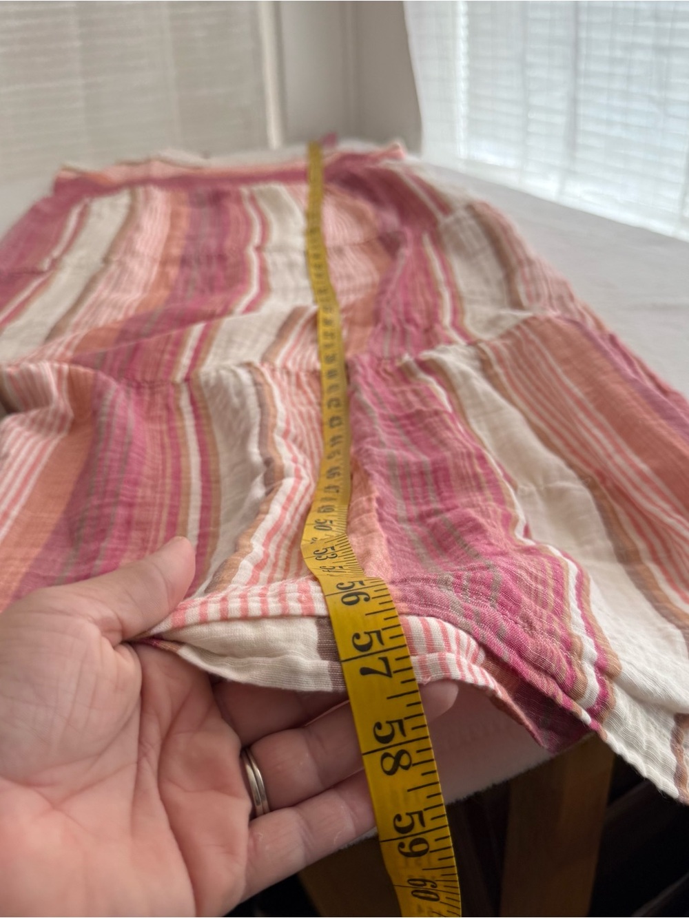 Faherty Sarah Tiered Stripe Cotton Maxi Dress Size XL - Picture 9 of 9